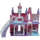 Dream Doll Dollhouse Castle with Elevator and Curve Stairs Set