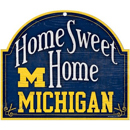Michigan Wolverines Official Logo Wood Sign
