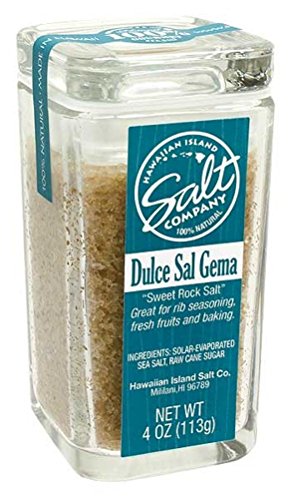 Value Pack 6 Jars 4 oz. Each Hawaiian Island Salt Company Dulce Sal Gema Sweet Rock