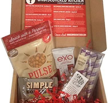 Gourmet Fit &amp; Fab Artisan Energy Snacks Gift Box - Fitness, Student Care Package, Fitness Fuel and Office Snacks
