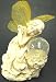 Sleeping Fairy Crackled Glass Ball Solar Garden Light