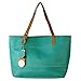SHENGXILU Women's/Lady's PU Leather Handbag Colour Bar Shoulder Bag