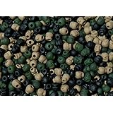 JOLLY STORE Crafts Skull Beads Camouflage Mix 100pc