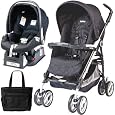 Peg Perego 2011 Pliko P3 Travel System with a Diaper Bag - Pois Black