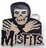 Chrome & Enamel Misfits Reaper Belt Buckle Danzig