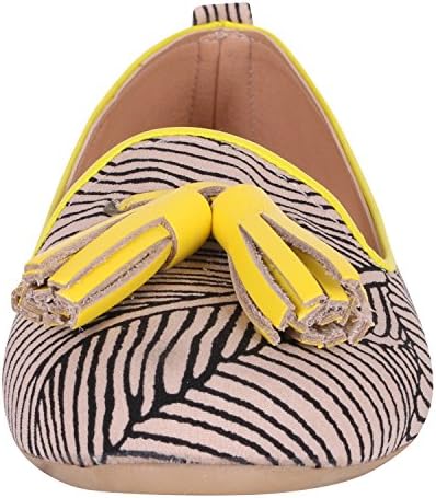 MCnelly's Cute Mommy & Me Stripe Pattern Tassel Comfy Flat Shoes (shoes-031-1-230)