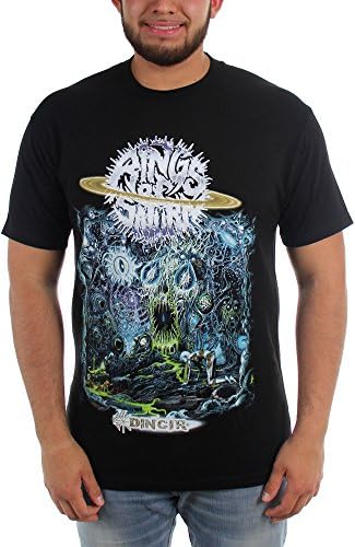 Rings of Saturn - Mens Dingir T-Shirt, Size: X-Large, Color: Black