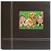 Modena, Faux Leather Photo Album 9x9", Holds 200 4x6" Pictures - Black