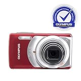 Olympus Stylus 7010 12MP Digital Camera with 7x Dual Image Stabilized Zoom and 2.7 inch LCD (Red)- Refurbished by Olympus