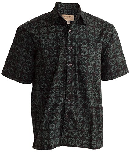 Tortola Nights Tropical Hawaiian Cotton Shirt By Johari West