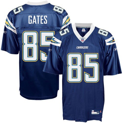 Reebok San Diego Chargers Antonio Gates Replica Jersey Large