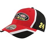 NASCAR Chase Authentics Jeff Gordon 2012 Official Pit Adjustable Hat - Red/Black