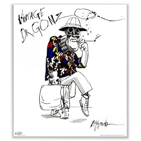 Dr. Gonzo, Hunter S. Thompson by Ralph Steadman Art Print Poster