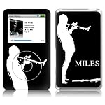 Music Skins iPod Classic用フィルム Miles Davis - Sketch Black iPod Classic MS-MDAV30003