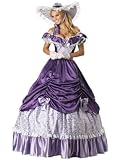 Elegant Purple Southern Belle Gown Theatre Production Ball Gown Theatre Costumes