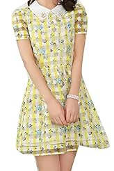 Floral Print Vintage Summer  Dress