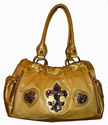 Kathy Van Zeeland Purse Handbag Lemon It's a Cinch E/w Shopper