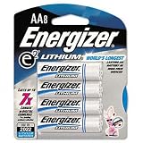 EVEREADY BATTERY / EVEL91BP8 / e&sup2; Lithium Batteries, AA, 8/pack / Sold as 1 PK