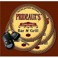 PRIDEAUX'S Family Name Bar & Grill Coasters