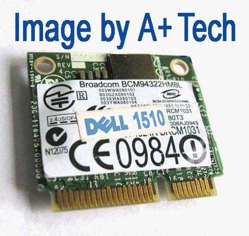 Broadcom Wireless 802 11/a/g/n Internet WLAN Adapter Card for Laptops & Netbooks