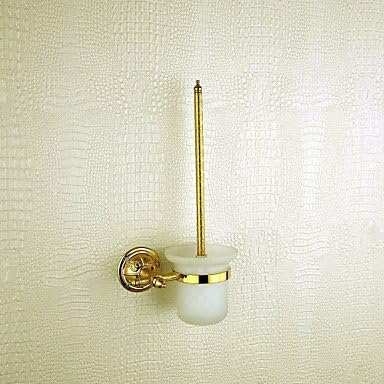 Antique Rose Gold Wall Mounted Toilet Brush Holder