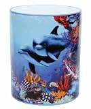 Expressions Deep Blue Wastepaper Basket