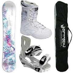 AIRTRACKS DAMEN SNOWBOARD SET - BOARD POEM - SOFTBINDUNG STAR W PRO - SOFTBOOTS STRONG W PRO - SB BAG