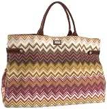 Saltbox Women's Zigzag Canvas Market/Car/Beach Tote
