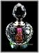 Art Deco Crystal Perfume Bottle