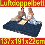 Intex Luftbett Gastbett Doppelbett Luftmatratze 137x191