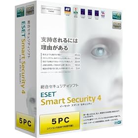【クリックで詳細表示】ESET Smart Security V4.0 5PC