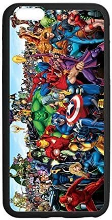Unique Design Marvel Superheroes Case Durable Fashion Hard Case Cover Skin for Iphone 6 Plus with 5.5