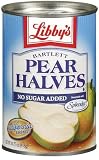 Libby's Splenda Pear Halves, 14.75 oz Cans, 12 ct (Quantity of 1)