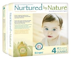 Nurtured by Nature Environmentally-Sensitive Diapers, Large Size 4, 108 Count