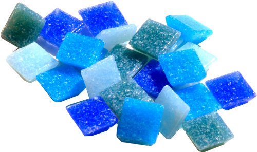 Mosaic Mercantile Color Family Seascape Glass Tile, 3-Pound