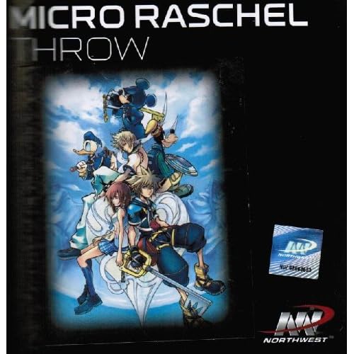 Kingdom Hearts Micro Raschel Throw Blanket Everything Else