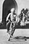 ALBERT EINSTEIN - ON BICYCLE - 24x36 24x36 Poster Art Print