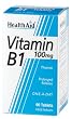 HealthAid Vitamin B1 (Thiamin) 100mg - Prolong Release - 90 Tablets