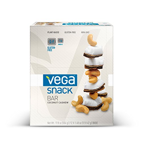 Vega Snack Bar, Coconut Cashew, 12 Count