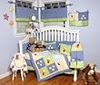 Space Rockets Baby Infant Crib Nursery Bedding Set 10pcs