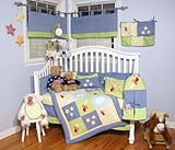 Space Rockets Baby Infant Crib Nursery Bedding Set 10pcs