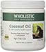 Wholistic Pet Organics Coconut Oil: Certified Organic Dog Coconut Oil - Natural Dry Skin Moisturizer for Dog Itch Relief and Skin Allergy Treatment - Immune and Digestive Support for Dogs - 8 Oz