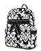 Belvah Medium Quilted Damask Print Backpack Style Handbag - Choice of Colors