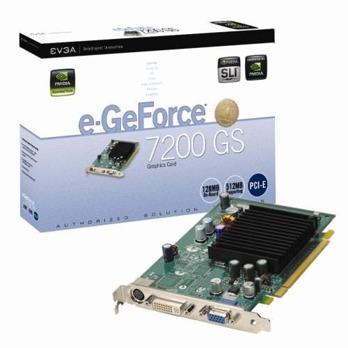 EVGA 128-P2-N428-LR GeForce 7200 GS 128MB DDR2 PCI-E Graphics Card
