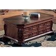 Mahogany Coffee Table By Coaster Furniture