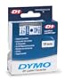 Dymo D-1 0.75 Inches x 23 Feet, Blue Print On White Tape, 1/Card (45804)