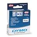 Dymo D-1 0.75 Inches x 23 Feet, Blue Print On White Tape, 1/Card (45804)