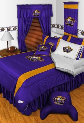 Louisiana State University Tigers Sidelines Full Bedding Set