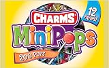 Charms  Mini Pops, 200-Count Bags 36 Oz (Pack of 6)