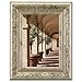 Lawrence Frames 8 by 10-Inch Ornate Picture Frame, Antique Silver Finish